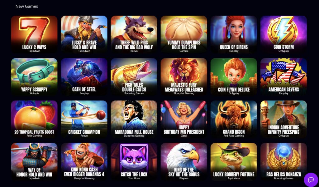 Exclusive slot games